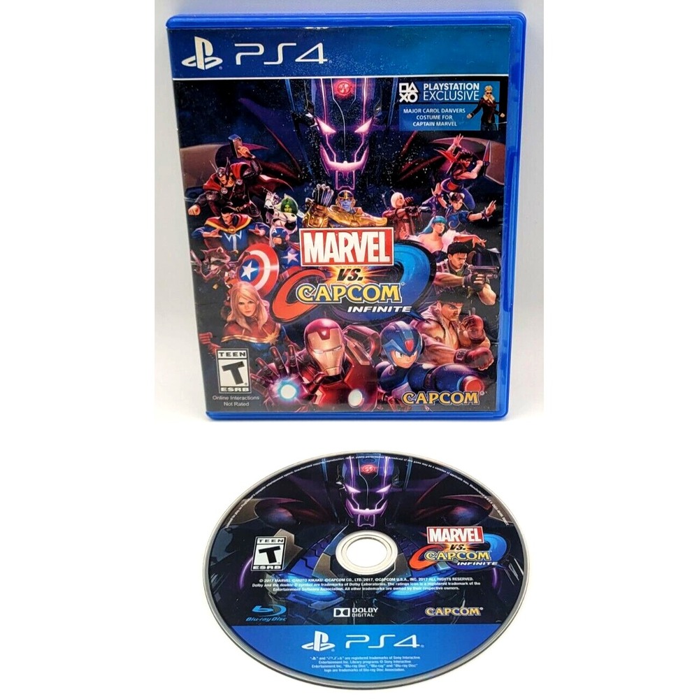 MARVEL VS. CAPCOM:‎ INFINITE CIB COMPLETE IN BOX PS4 PLAYSTATION 4 GAME CAPCOM